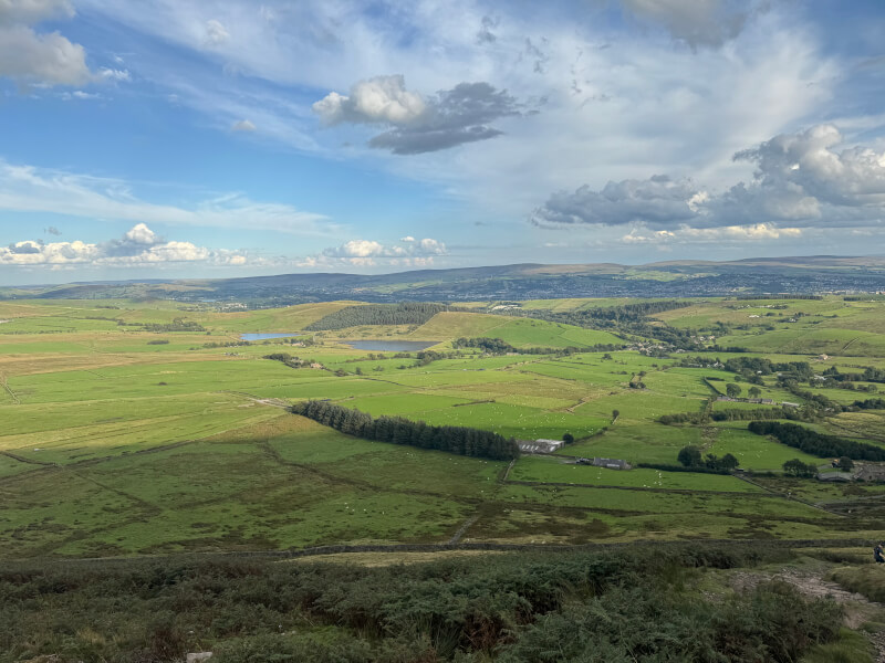 View from Pendle Hill
